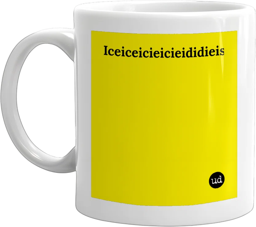 Iceiceicieicieididieis front