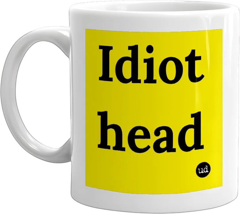 Idiot head front