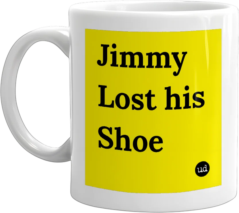 Jimmy Lost his Shoe front