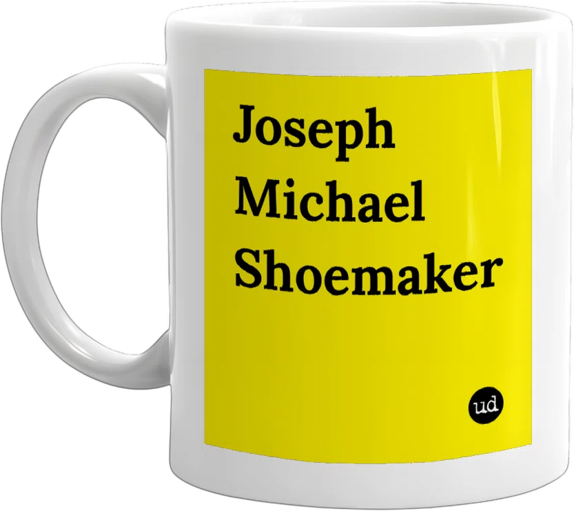 Joseph Michael Shoemaker front