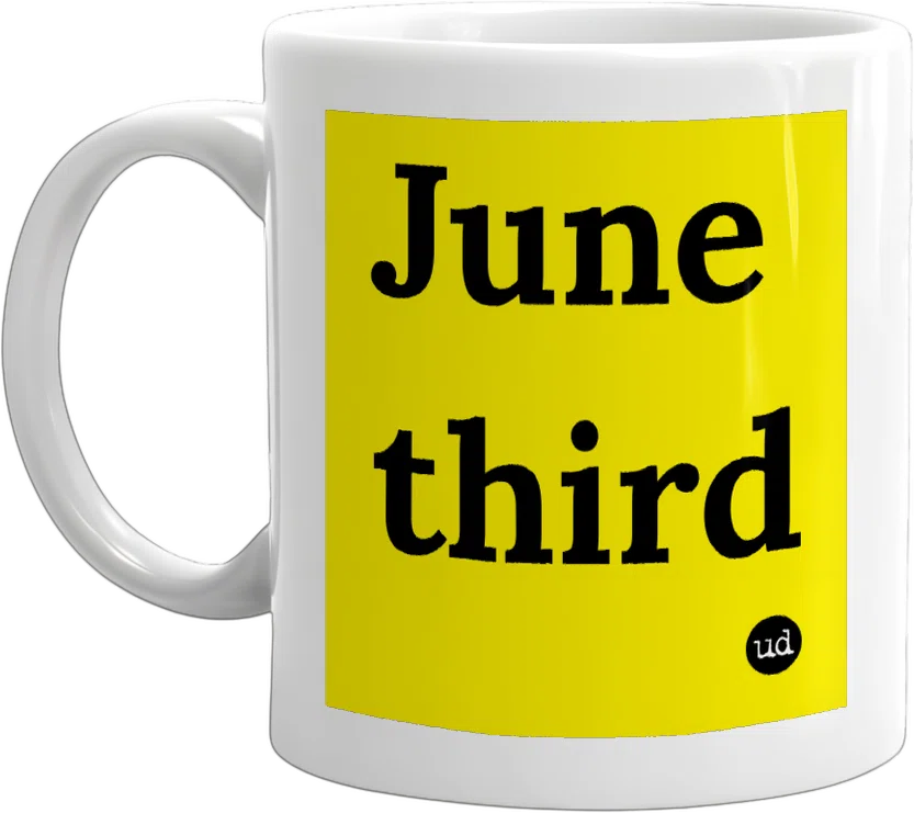 June third front
