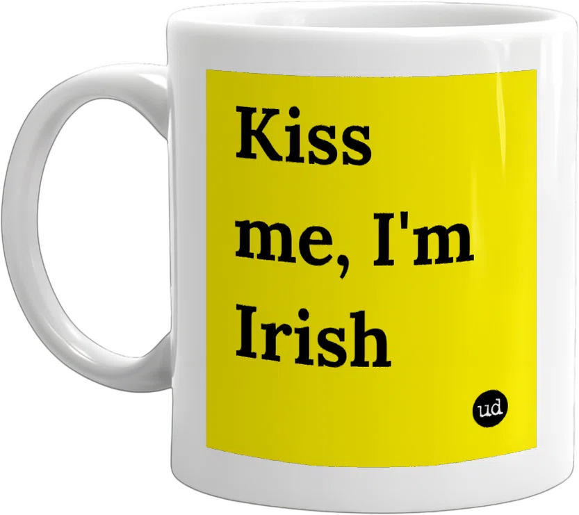 Kiss me, I'm Irish front