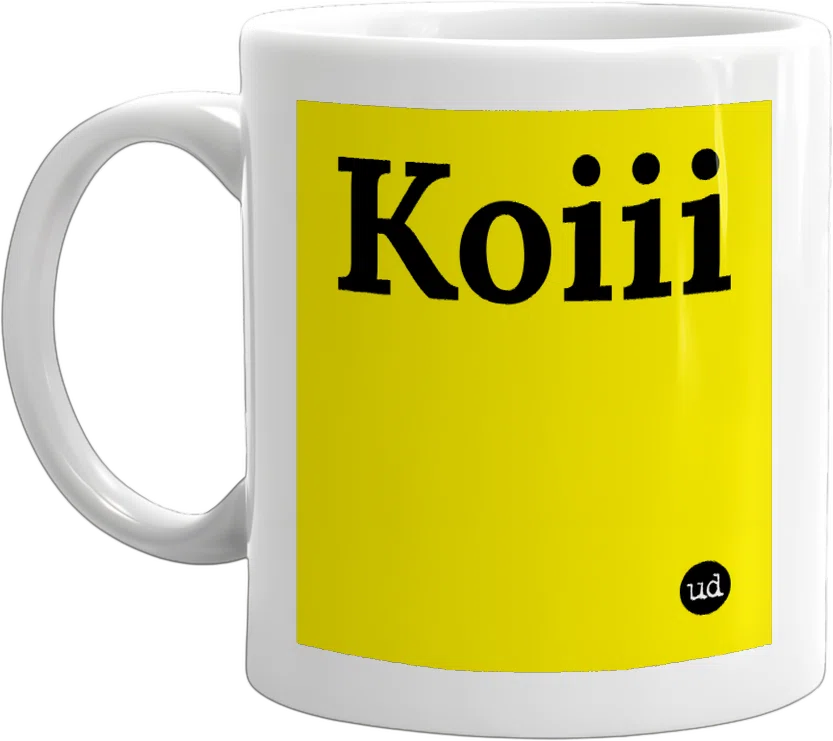 Koiii front
