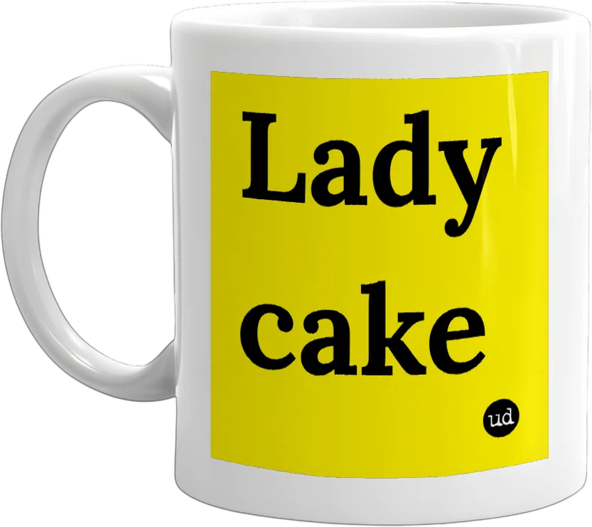 Lady cake front