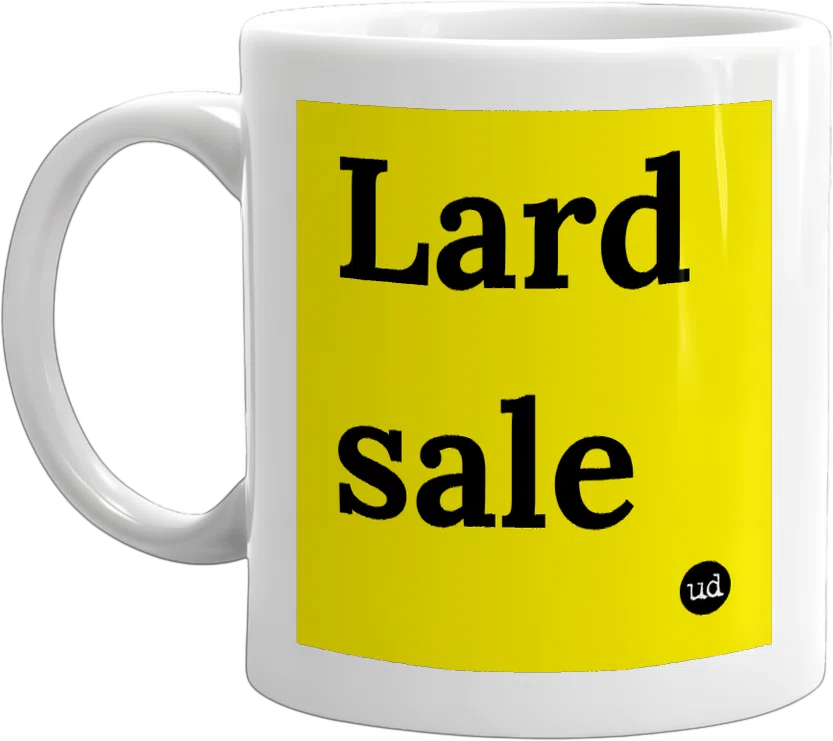 Lard sale front