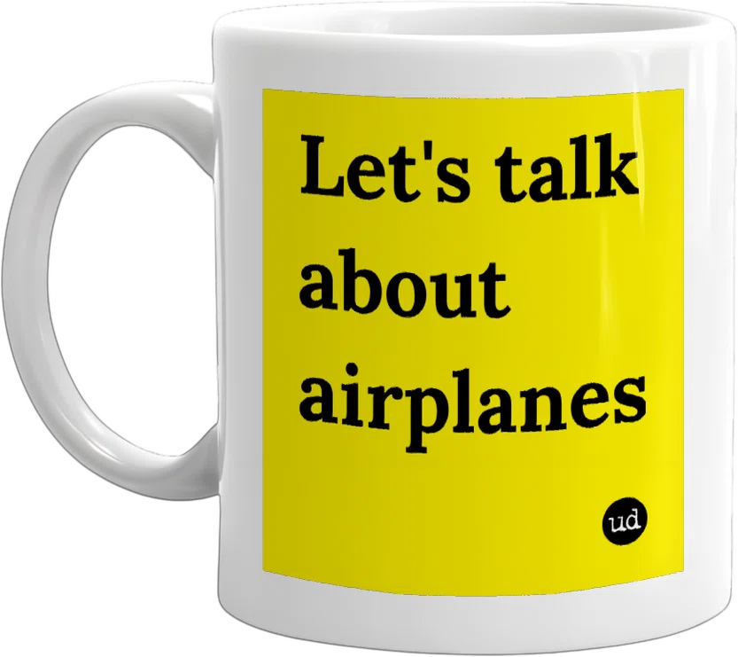 Let's talk about airplanes front