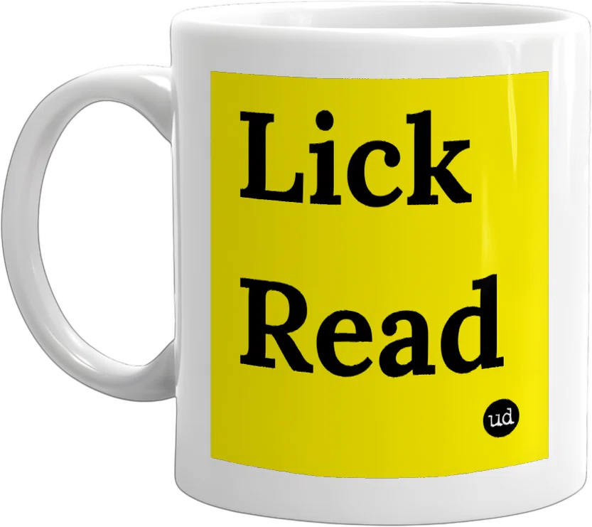 Lick Read front