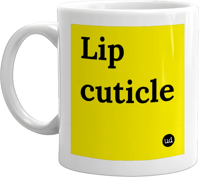 Lip cuticle front