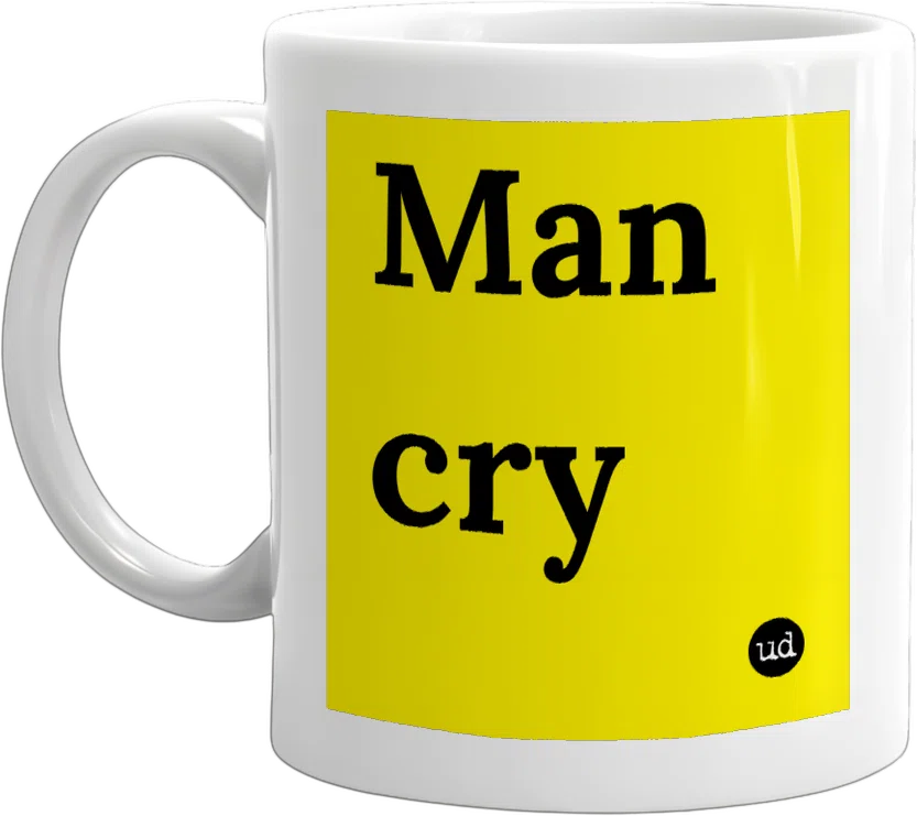 Man cry front