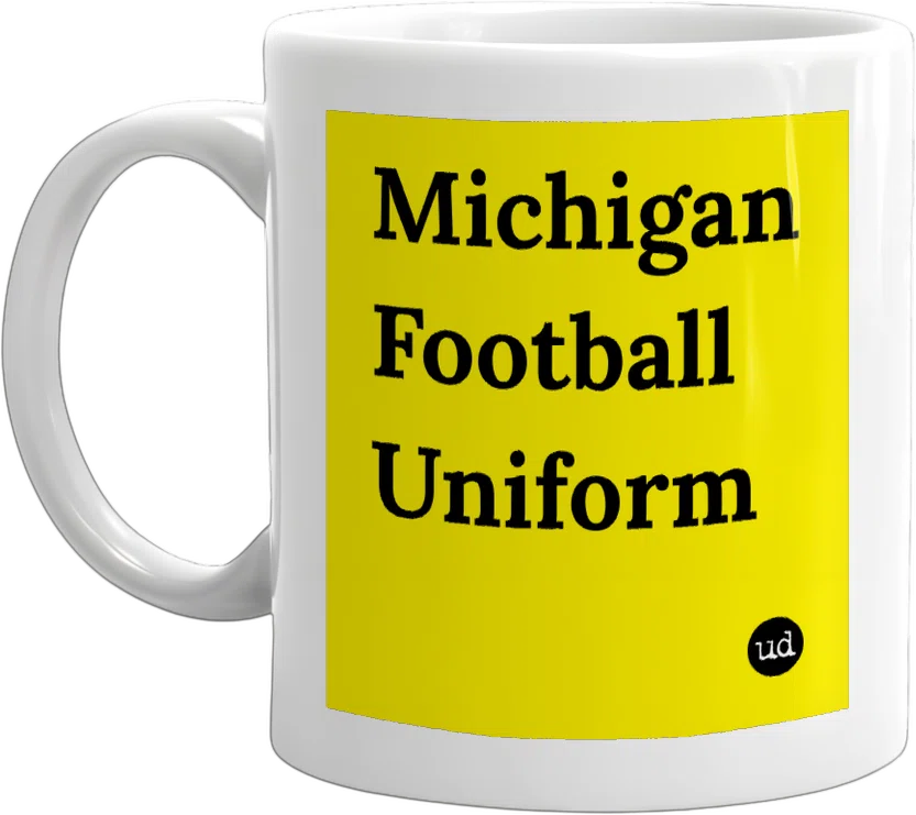 Michigan Football Uniform front