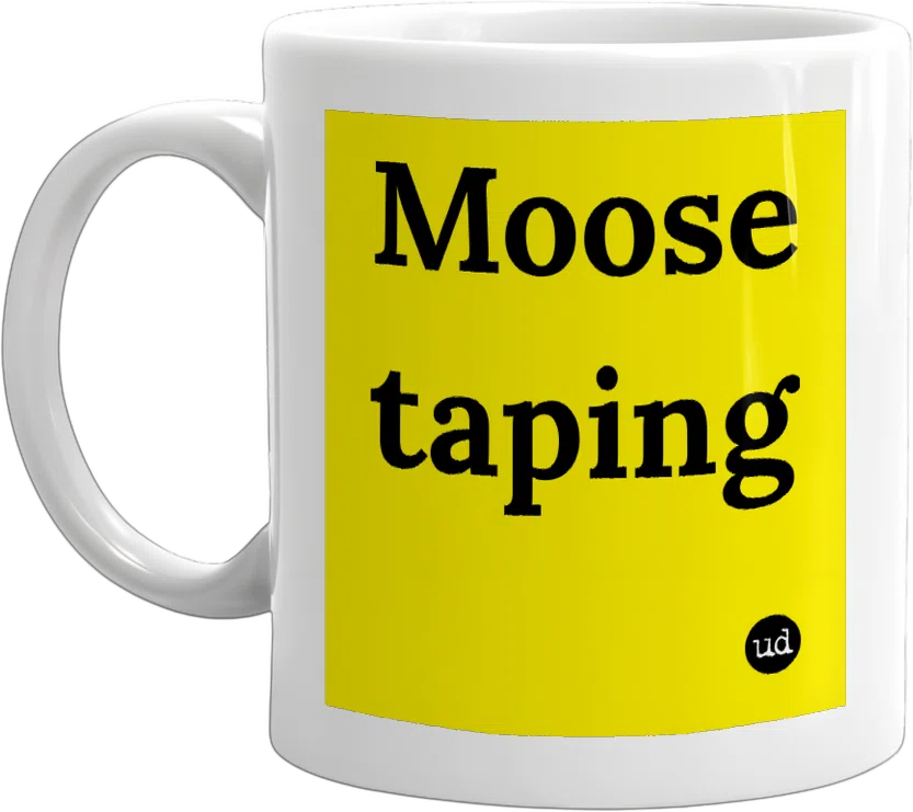 Moose taping front