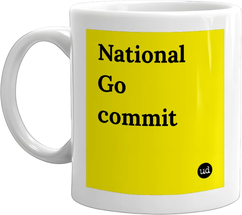 National Go commit Die Day front