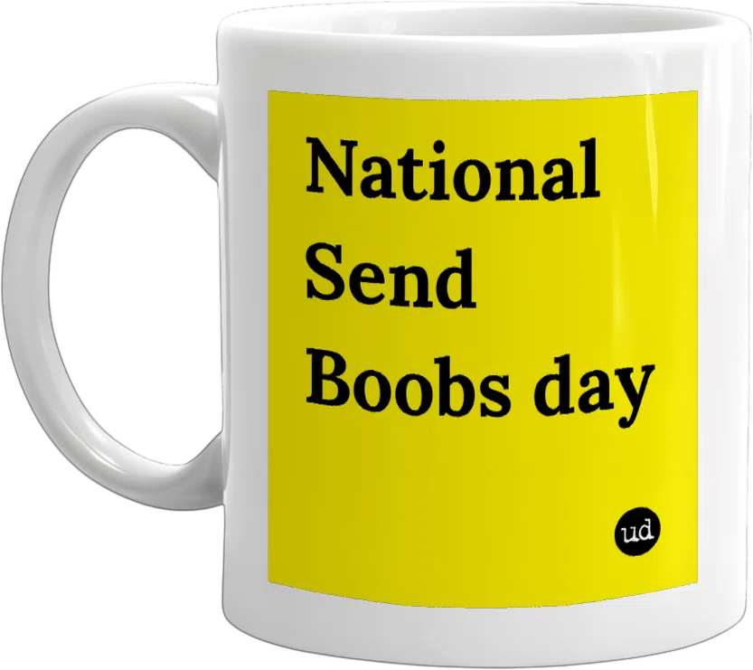 National Send Boobs day front