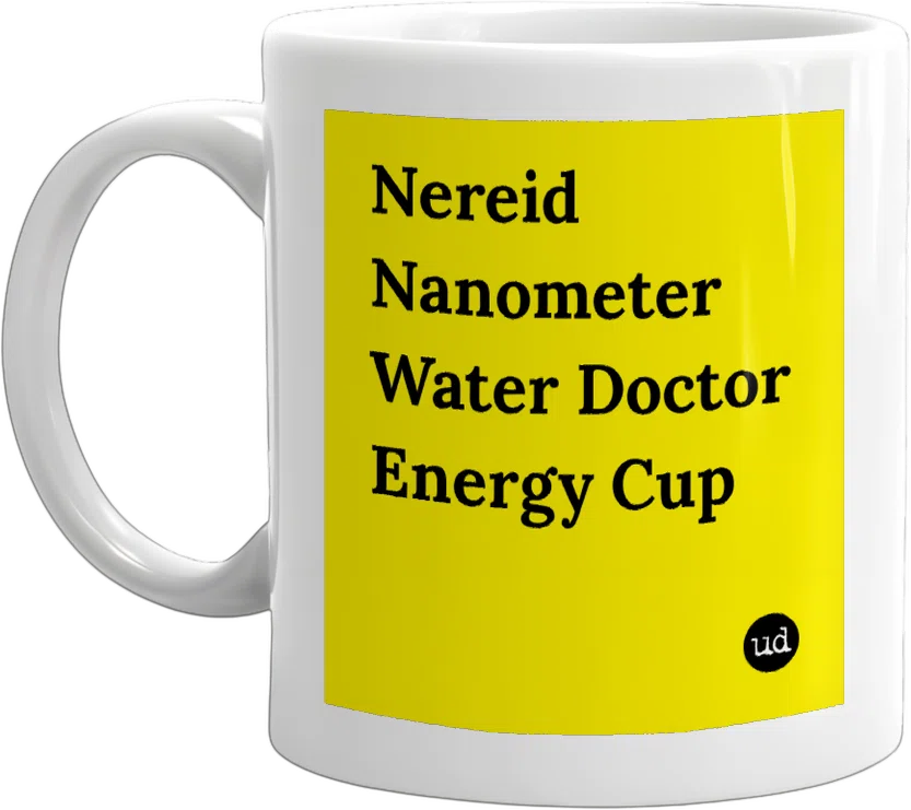 Nereid Nanometer Water Doctor Energy Cup front