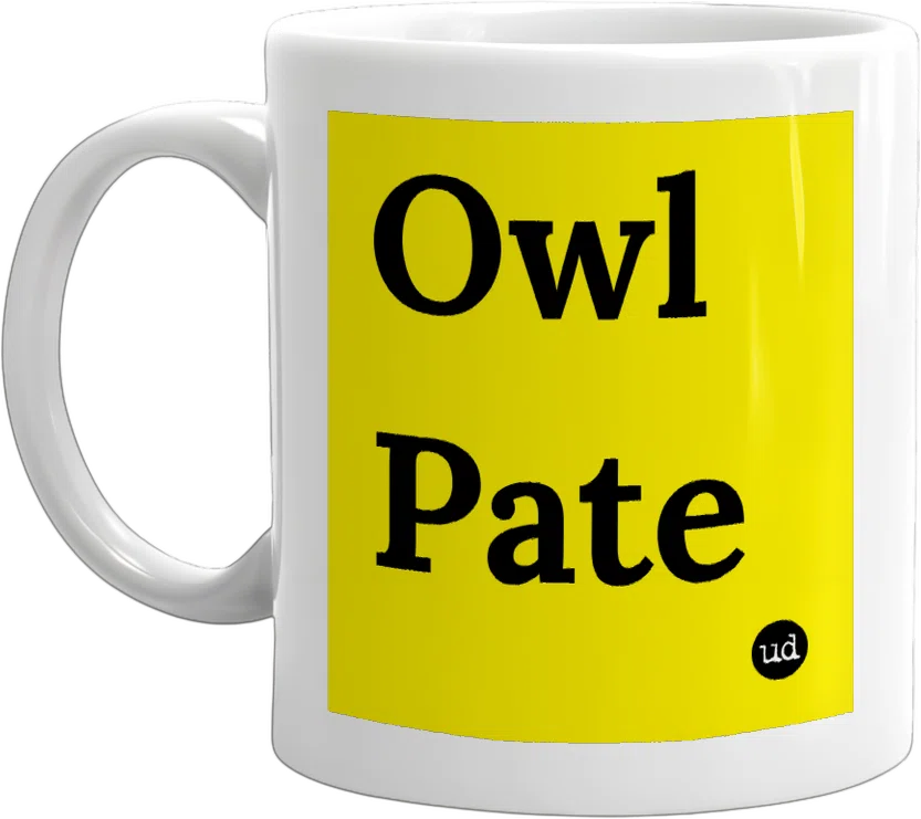 Owl Pate front
