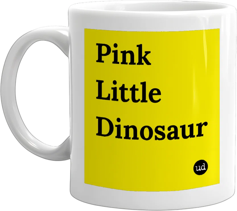 Pink Little Dinosaur front