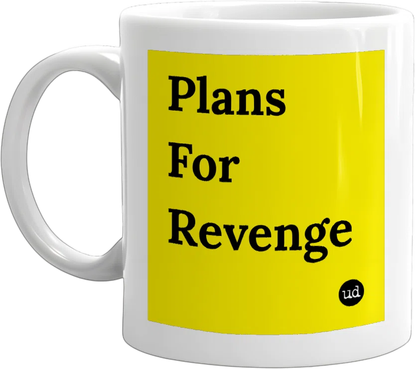 Plans For Revenge front