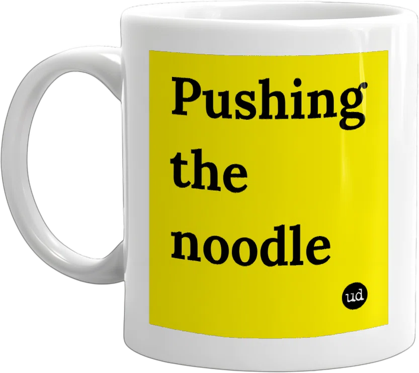 Pushing the noodle front