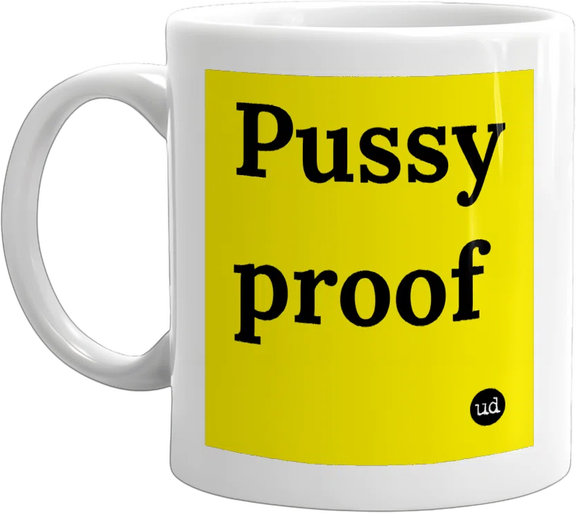 Pussy proof front