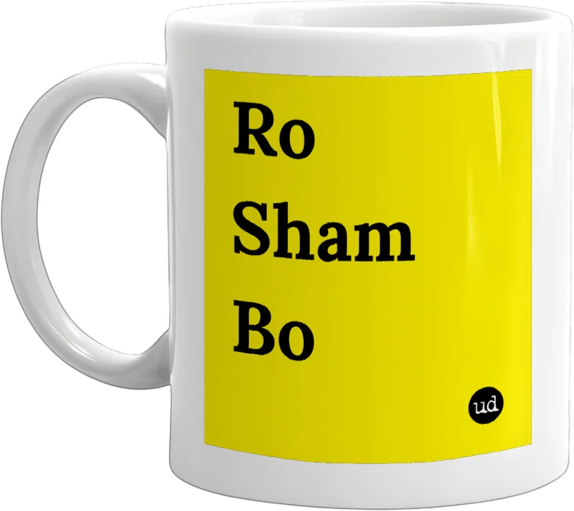 Ro Sham Bo front