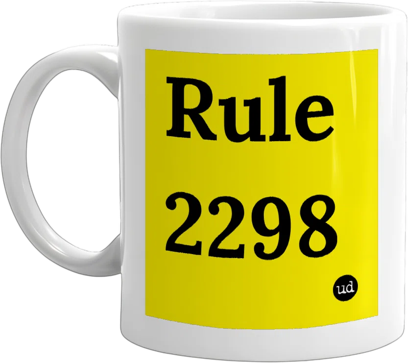 Rule 2298 front