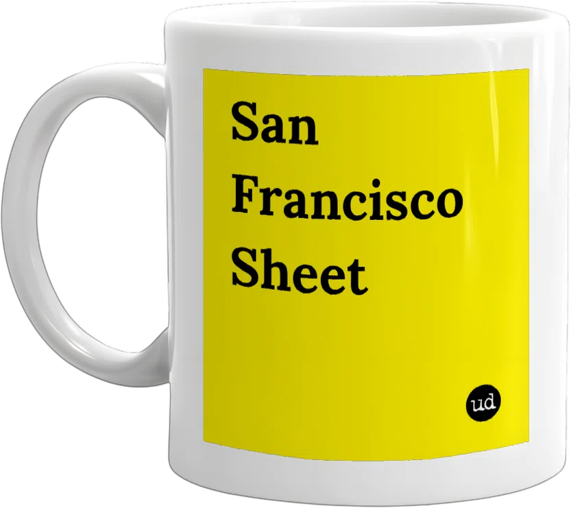San Francisco Sheet Cake front