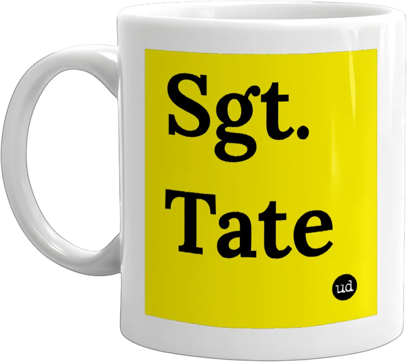 Sgt. Tate front