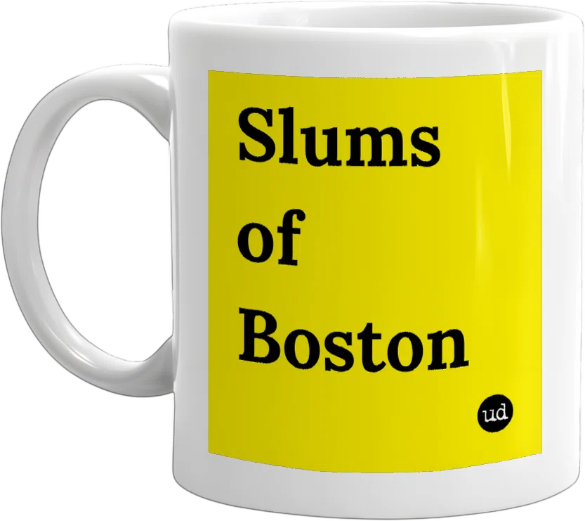 Slums of Boston front