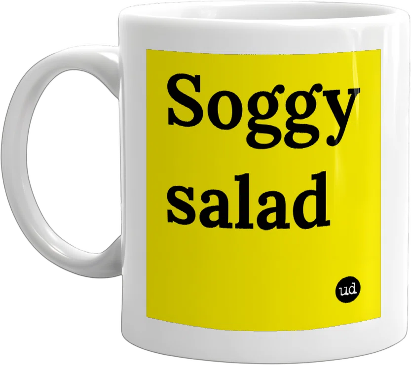Soggy salad front