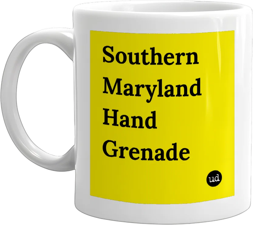 Southern Maryland Hand Grenade front