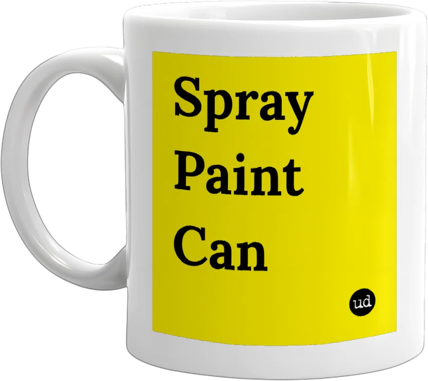 Spray Paint Can front