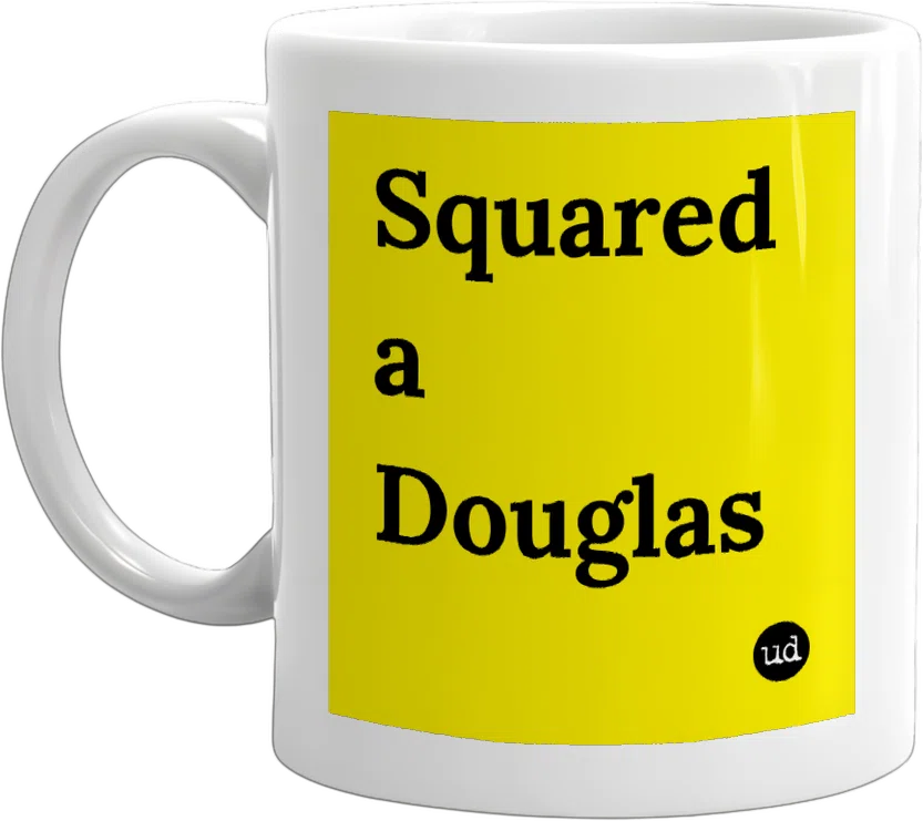 Squared a Douglas front