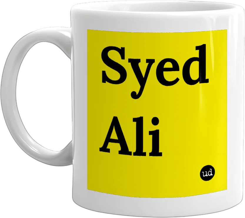 Syed Ali front