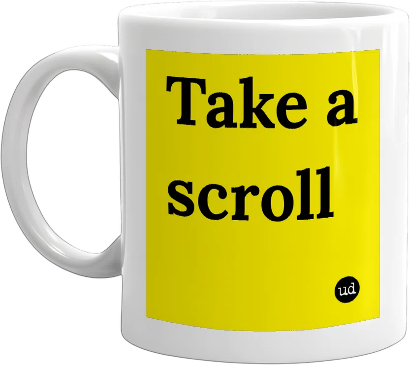 Take a scroll front