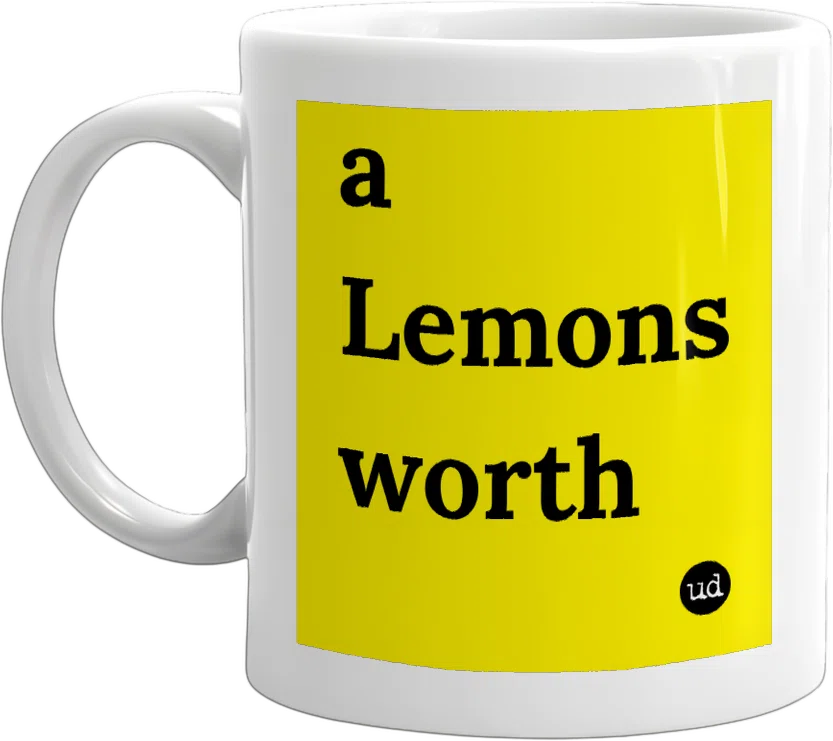 a Lemons worth front
