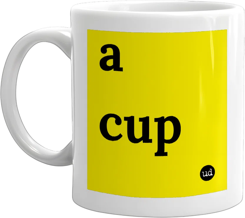 a cup front