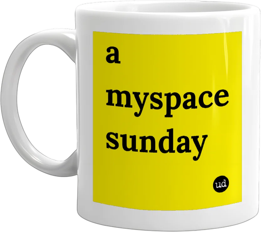 a myspace sunday front
