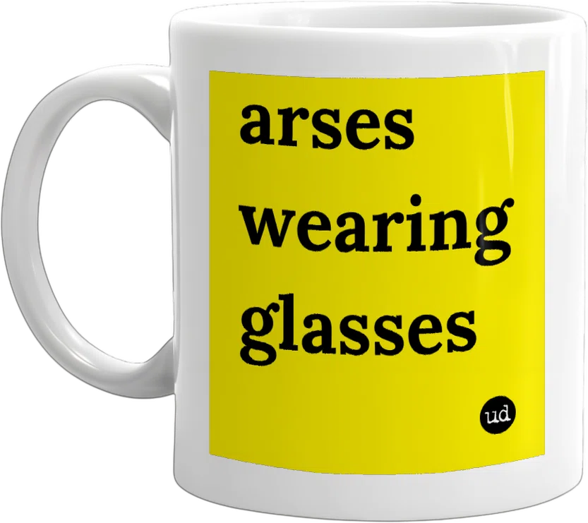 arses wearing glasses front