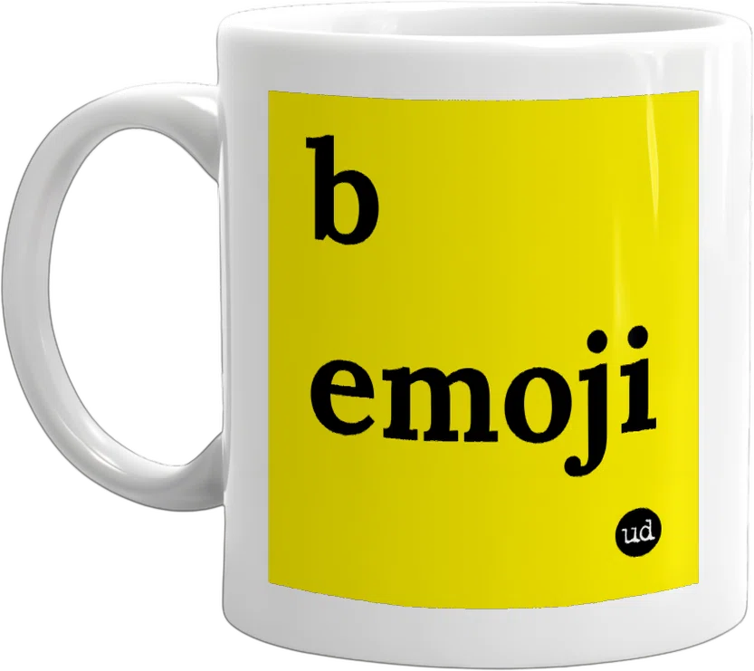 b emoji front