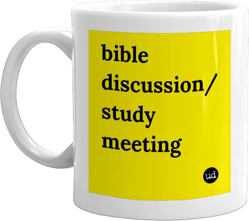 bible discussion/study meeting front