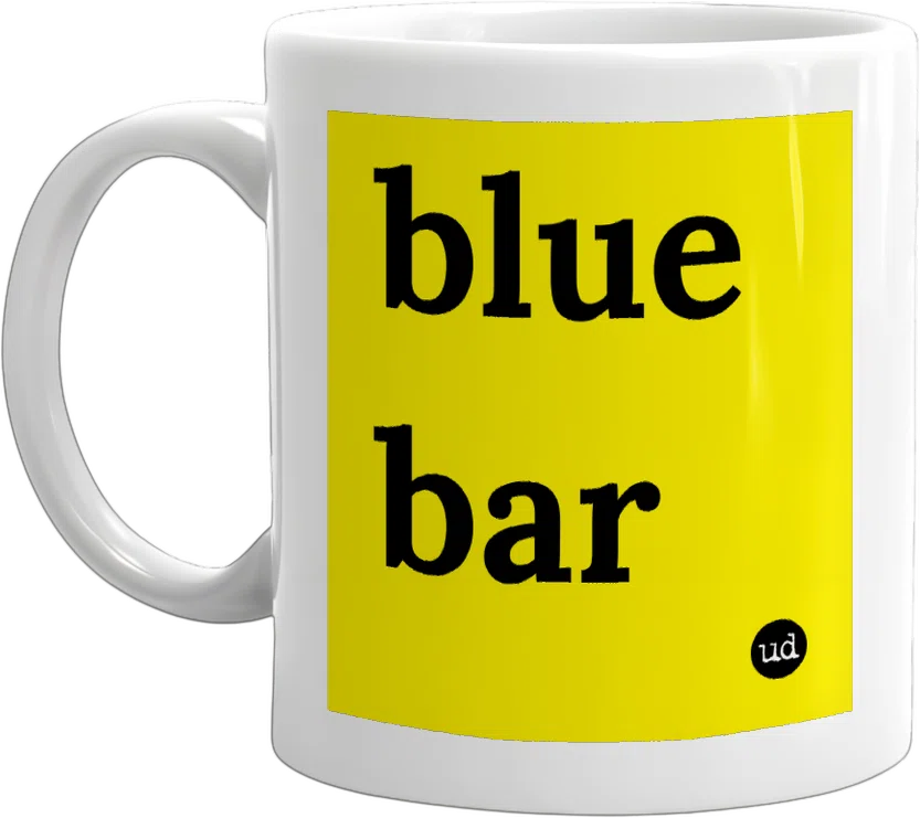 blue bar front