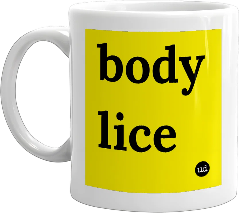 body lice front