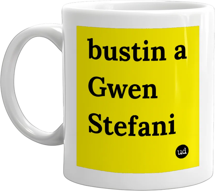 bustin a Gwen Stefani front