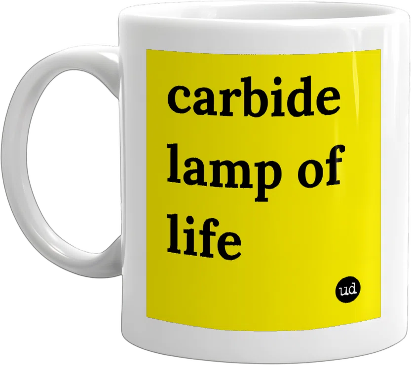 carbide lamp of life front