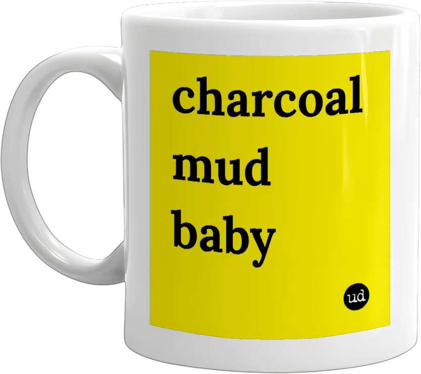 charcoal mud baby front