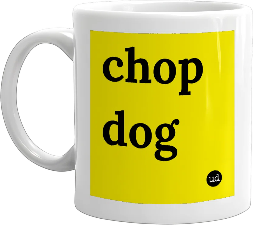 chop dog front