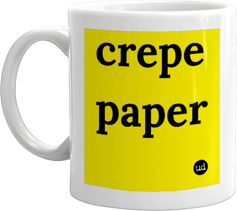 crepe paper front