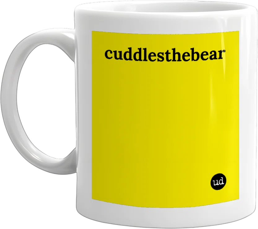 cuddlesthebear front
