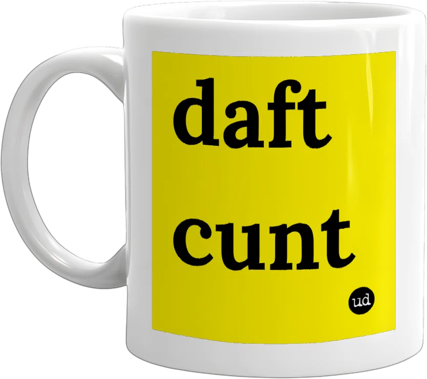 daft cunt front
