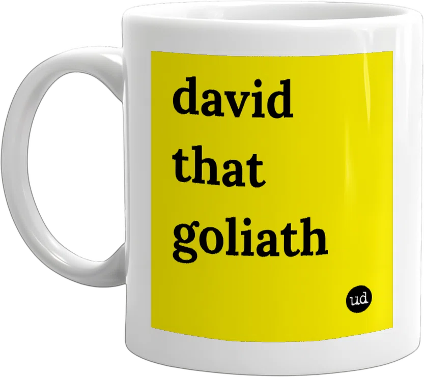 david that goliath front